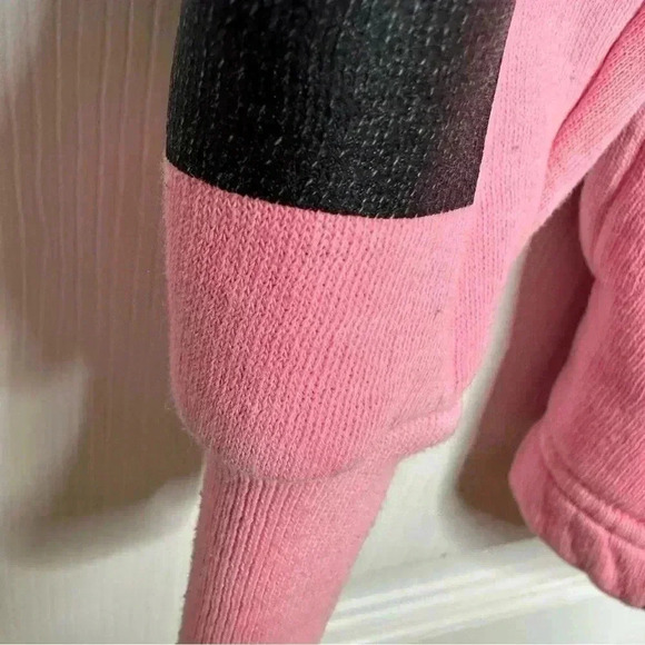Victoria’s Secret PINK Sweatshirt Half Zip Pink &  Black Size Extra Small - Picture 2 of 16